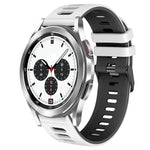 Cinturino in silicone bicolore da 20 mm, For Samsung Galaxy Watch 4 Classic 42mm