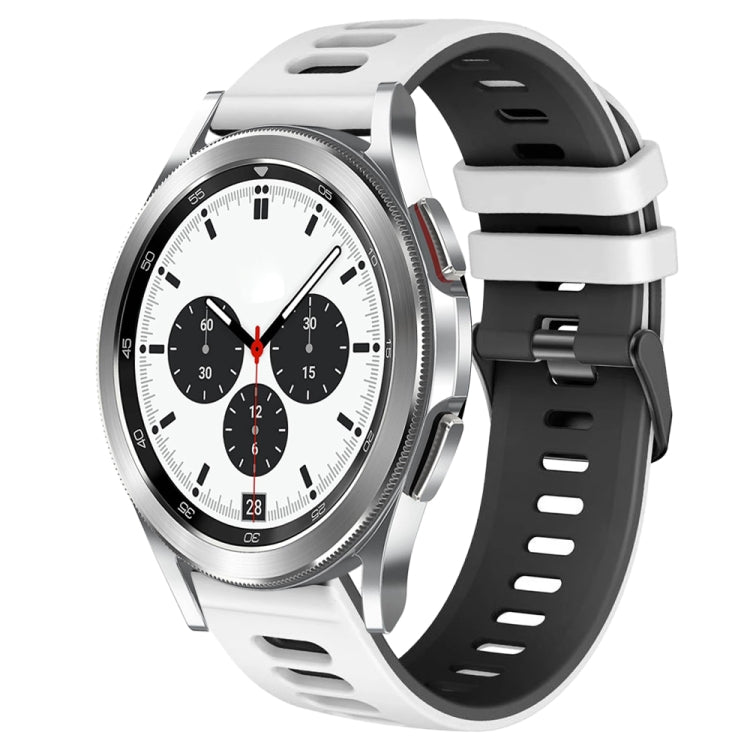 Cinturino in silicone bicolore da 20 mm, For Samsung Galaxy Watch 4 Classic 42mm