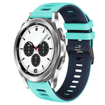 Cinturino in silicone bicolore da 20 mm, For Samsung Galaxy Watch 4 Classic 42mm