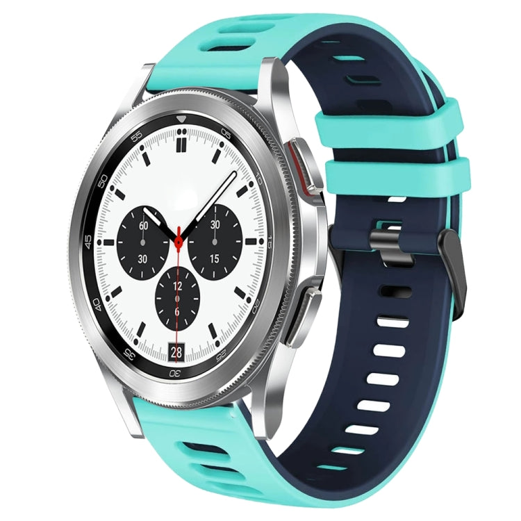 Cinturino in silicone bicolore da 20 mm, For Samsung Galaxy Watch 4 Classic 42mm
