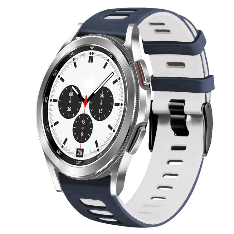Cinturino in silicone bicolore da 20 mm, For Samsung Galaxy Watch 4 Classic 42mm