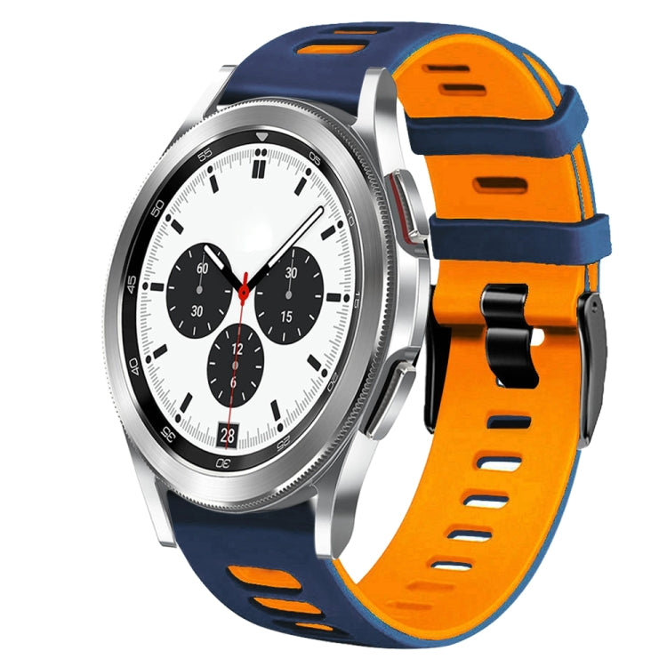 Cinturino in silicone bicolore da 20 mm, For Samsung Galaxy Watch 4 Classic 42mm