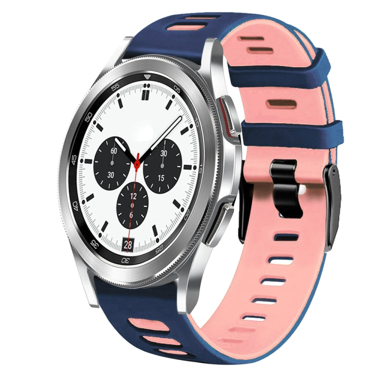 Cinturino in silicone bicolore da 20 mm, For Samsung Galaxy Watch 4 Classic 42mm