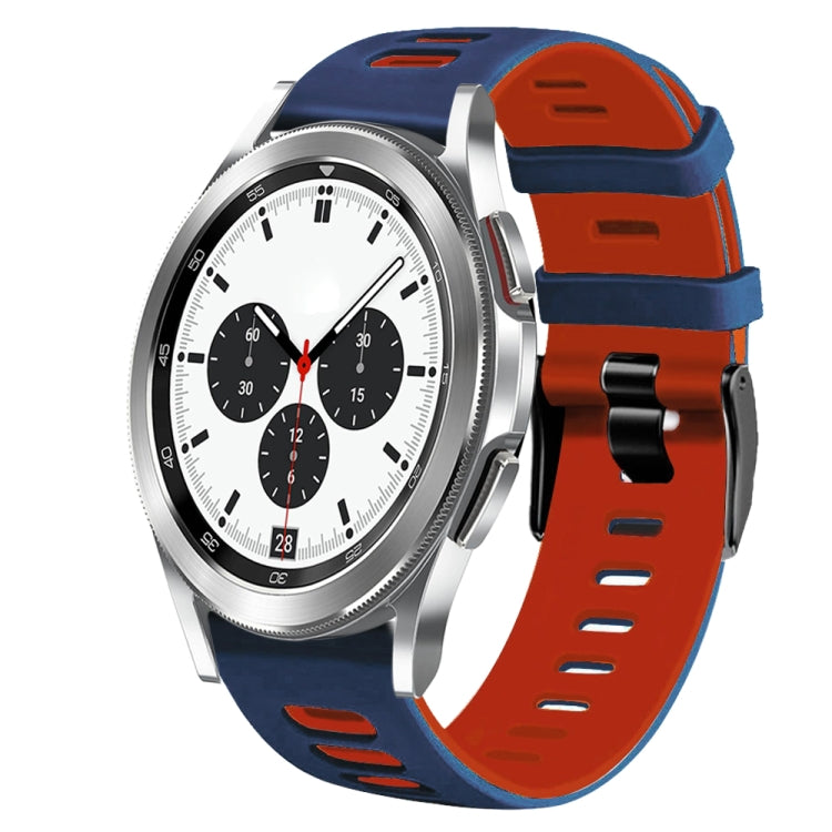 Cinturino in silicone bicolore da 20 mm, For Samsung Galaxy Watch 4 Classic 42mm