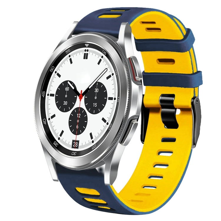 Cinturino in silicone bicolore da 20 mm, For Samsung Galaxy Watch 4 Classic 42mm