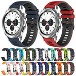 Cinturino in silicone bicolore da 20 mm, For Samsung Galaxy Watch 4 Classic 42mm