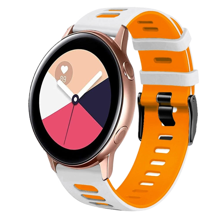 Cinturino in silicone bicolore da 20 mm, For Samsung Galaxy Watch Active 2