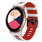 Cinturino in silicone bicolore da 20 mm, For Samsung Galaxy Watch Active 2
