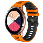 Cinturino in silicone bicolore da 20 mm, For Samsung Galaxy Watch Active 2