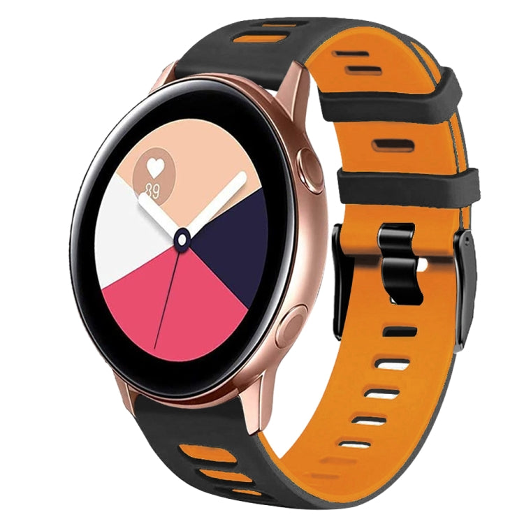 Cinturino in silicone bicolore da 20 mm, For Samsung Galaxy Watch Active 2