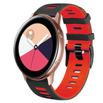 Cinturino in silicone bicolore da 20 mm, For Samsung Galaxy Watch Active 2