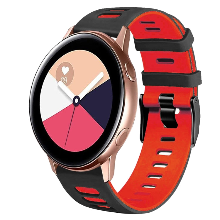 Cinturino in silicone bicolore da 20 mm, For Samsung Galaxy Watch Active 2