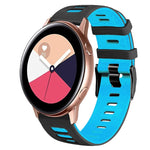 Cinturino in silicone bicolore da 20 mm, For Samsung Galaxy Watch Active 2