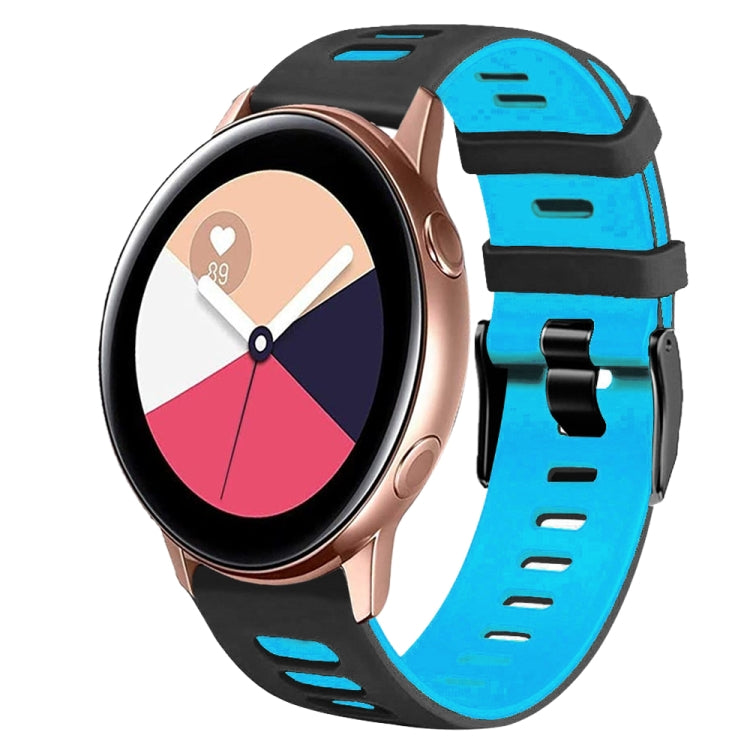 Cinturino in silicone bicolore da 20 mm, For Samsung Galaxy Watch Active 2