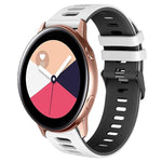 Cinturino in silicone bicolore da 20 mm, For Samsung Galaxy Watch Active 2