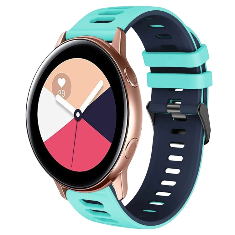 Cinturino in silicone bicolore da 20 mm, For Samsung Galaxy Watch Active 2