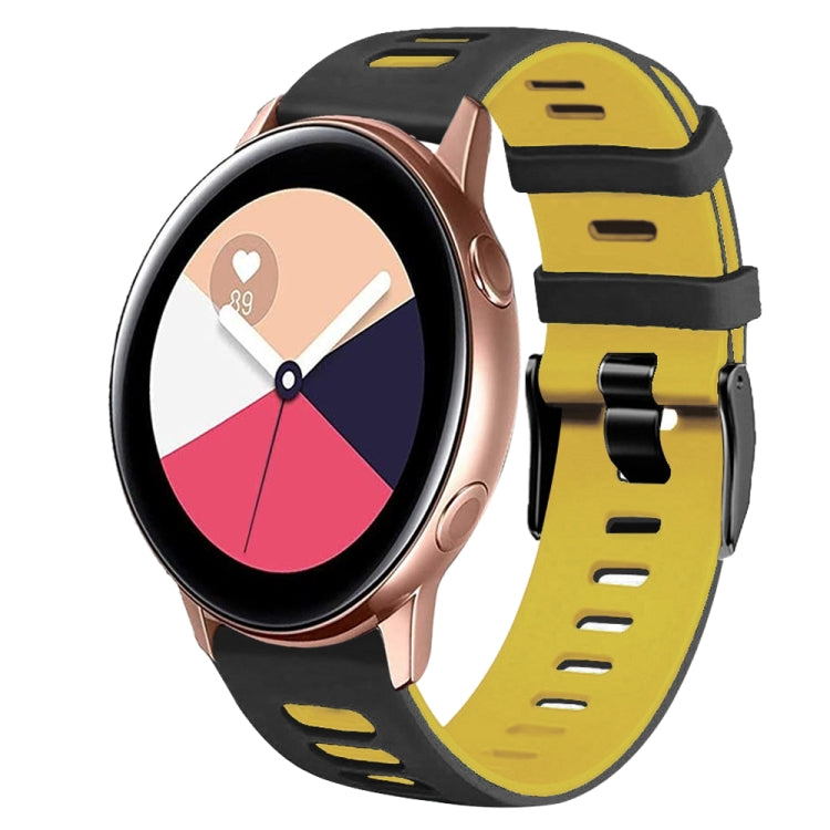 Cinturino in silicone bicolore da 20 mm, For Samsung Galaxy Watch Active 2