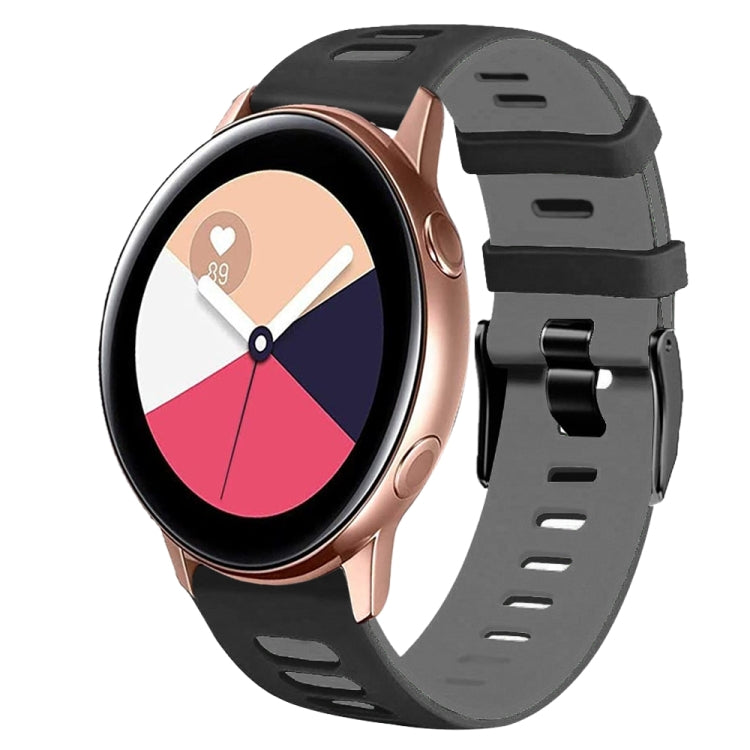 Cinturino in silicone bicolore da 20 mm, For Samsung Galaxy Watch Active 2