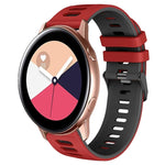 Cinturino in silicone bicolore da 20 mm, For Samsung Galaxy Watch Active 2
