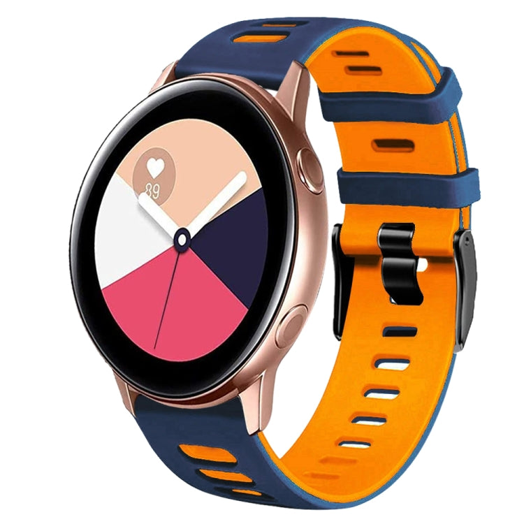 Cinturino in silicone bicolore da 20 mm, For Samsung Galaxy Watch Active 2