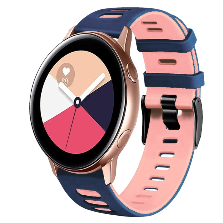 Cinturino in silicone bicolore da 20 mm, For Samsung Galaxy Watch Active 2