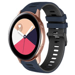 Cinturino in silicone bicolore da 20 mm, For Samsung Galaxy Watch Active 2