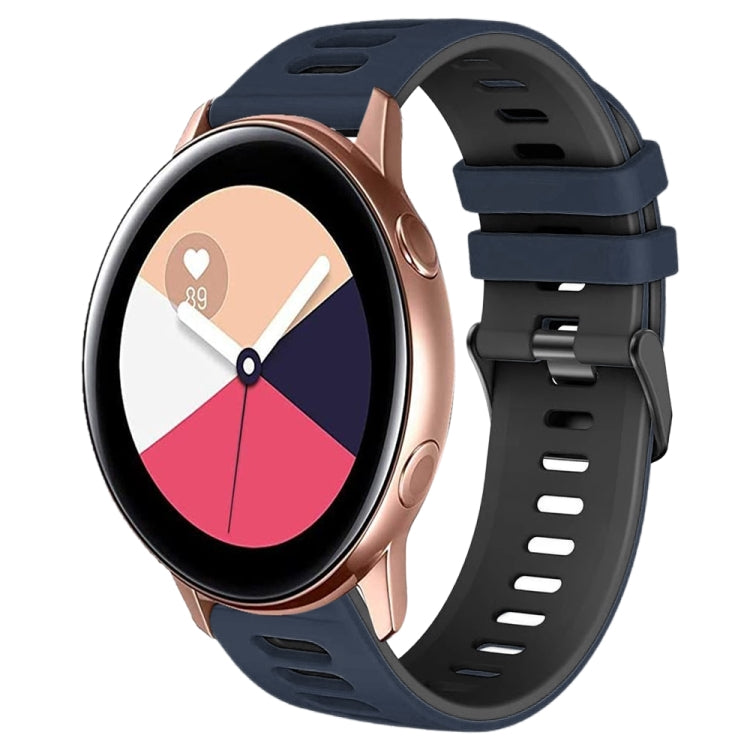 Cinturino in silicone bicolore da 20 mm, For Samsung Galaxy Watch Active 2