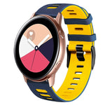 Cinturino in silicone bicolore da 20 mm, For Samsung Galaxy Watch Active 2