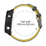 Cinturino in silicone bicolore da 20 mm, For Samsung Galaxy Watch Active 2