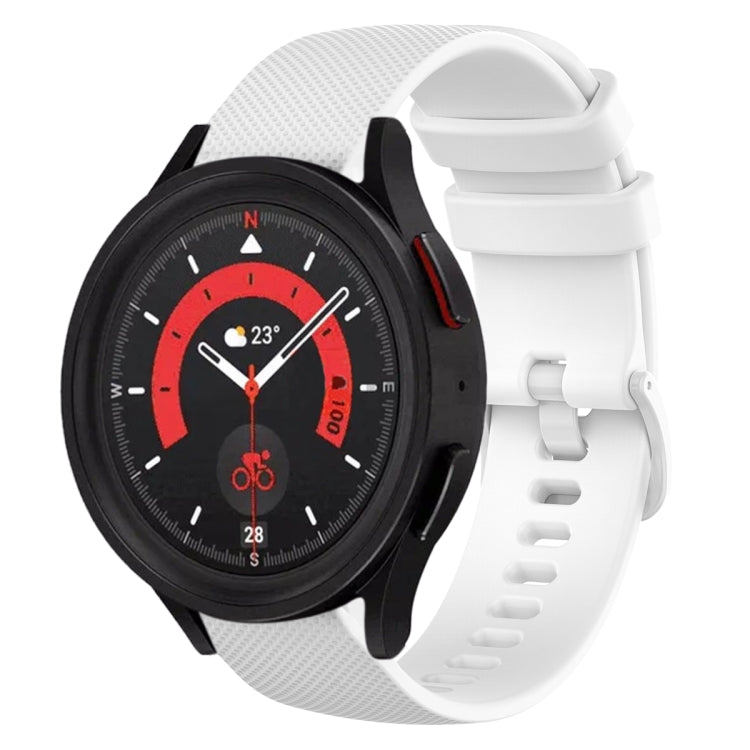 Cinturino in silicone tinta unita scozzese da 20 mm, For Samsung Galaxy Watch5  40mm, For Samsung Galaxy Watch5  44mm
