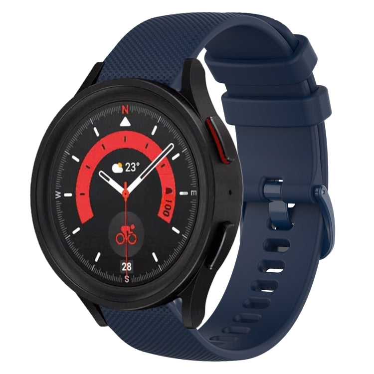 Cinturino in silicone tinta unita scozzese da 20 mm, For Samsung Galaxy Watch5  40mm, For Samsung Galaxy Watch5  44mm