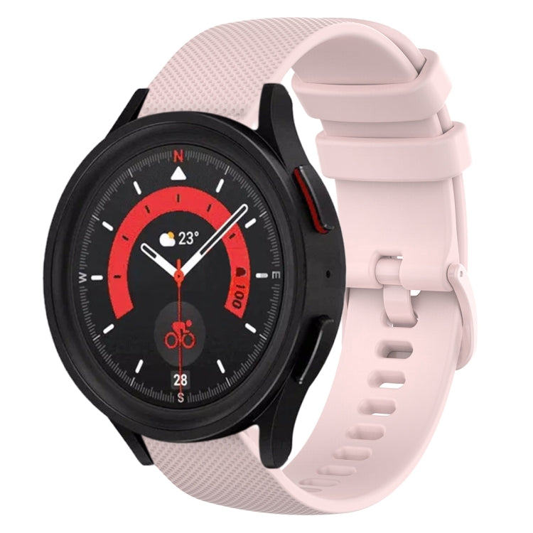Cinturino in silicone tinta unita scozzese da 20 mm, For Samsung Galaxy Watch5  40mm, For Samsung Galaxy Watch5  44mm