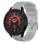 Cinturino in silicone tinta unita scozzese da 20 mm, For Samsung Galaxy Watch5  40mm, For Samsung Galaxy Watch5  44mm