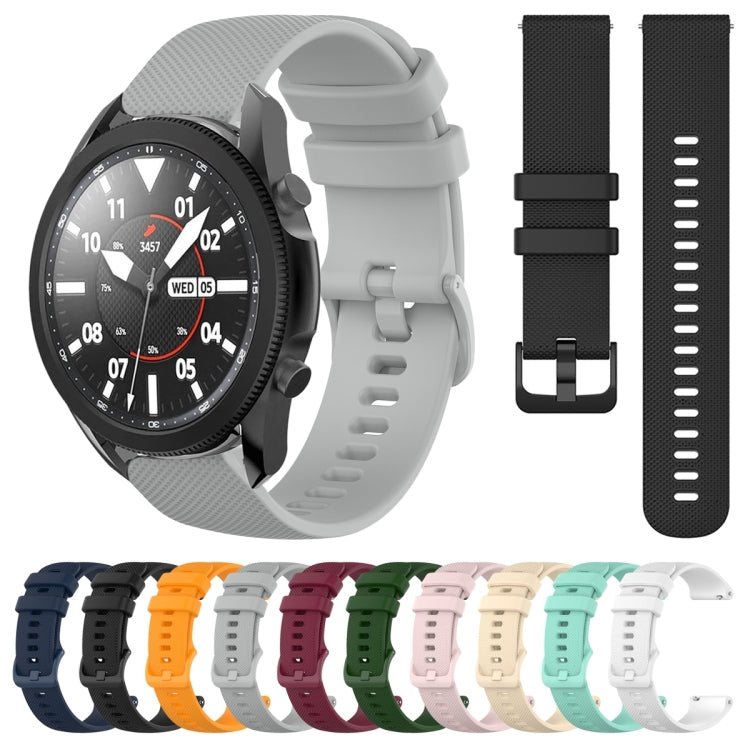 Cinturino in silicone tinta unita scozzese da 20 mm, For Samsung Galaxy Watch5 Pro 45mm, For Samsung Galaxy Watch4 40mm