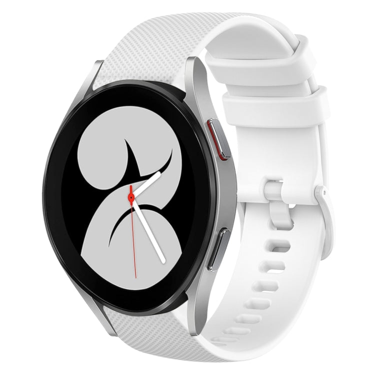 Cinturino in silicone tinta unita scozzese da 20 mm, For Samsung Galaxy Watch5 Pro 45mm, For Samsung Galaxy Watch4 40mm