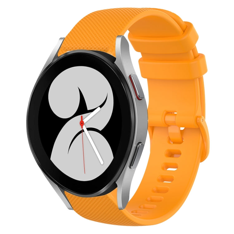 Cinturino in silicone tinta unita scozzese da 20 mm, For Samsung Galaxy Watch5 Pro 45mm, For Samsung Galaxy Watch4 40mm