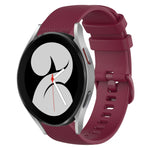 Cinturino in silicone tinta unita scozzese da 20 mm, For Samsung Galaxy Watch5 Pro 45mm, For Samsung Galaxy Watch4 40mm