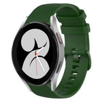 Cinturino in silicone tinta unita scozzese da 20 mm, For Samsung Galaxy Watch5 Pro 45mm, For Samsung Galaxy Watch4 40mm