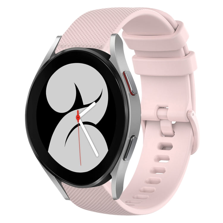 Cinturino in silicone tinta unita scozzese da 20 mm, For Samsung Galaxy Watch5 Pro 45mm, For Samsung Galaxy Watch4 40mm