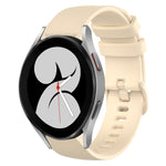 Cinturino in silicone tinta unita scozzese da 20 mm, For Samsung Galaxy Watch5 Pro 45mm, For Samsung Galaxy Watch4 40mm