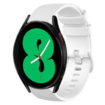 Cinturino in silicone tinta unita scozzese da 20 mm, For Samsung Galaxy Watch4 44mm, For Samsung Galaxy Watch4 Classic 46mm