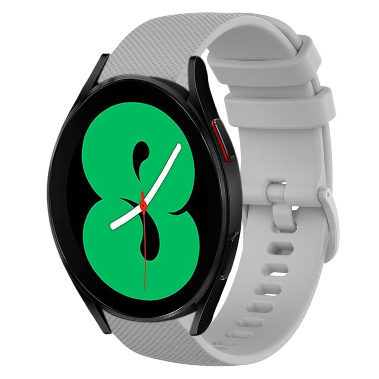 Cinturino in silicone tinta unita scozzese da 20 mm, For Samsung Galaxy Watch4 44mm, For Samsung Galaxy Watch4 Classic 46mm