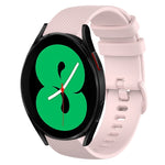Cinturino in silicone tinta unita scozzese da 20 mm, For Samsung Galaxy Watch4 44mm, For Samsung Galaxy Watch4 Classic 46mm