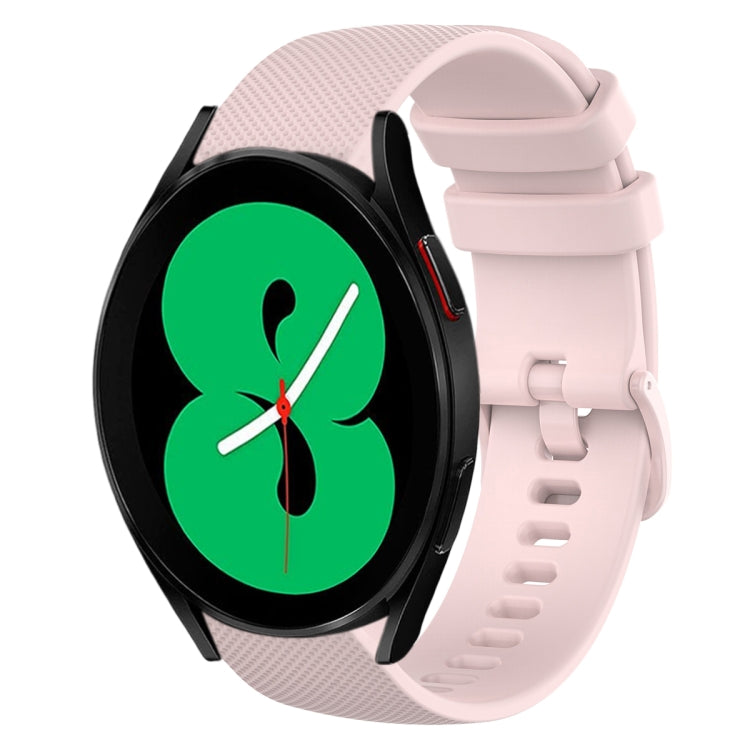 Cinturino in silicone tinta unita scozzese da 20 mm, For Samsung Galaxy Watch4 44mm, For Samsung Galaxy Watch4 Classic 46mm