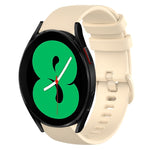 Cinturino in silicone tinta unita scozzese da 20 mm, For Samsung Galaxy Watch4 44mm, For Samsung Galaxy Watch4 Classic 46mm