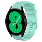 Cinturino in silicone tinta unita scozzese da 20 mm, For Samsung Galaxy Watch4 44mm, For Samsung Galaxy Watch4 Classic 46mm
