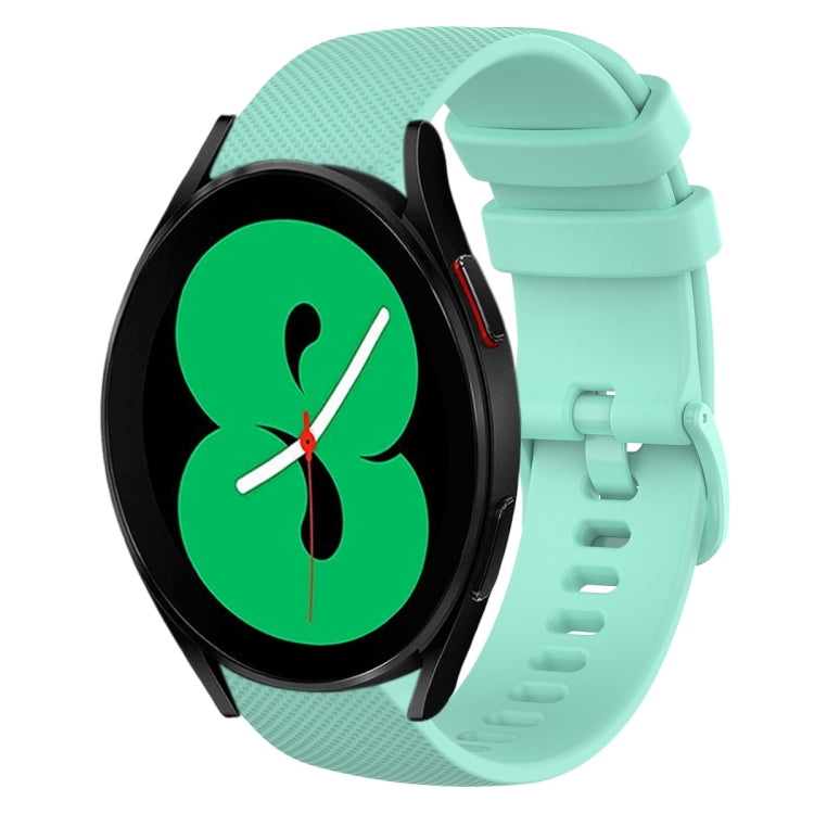 Cinturino in silicone tinta unita scozzese da 20 mm, For Samsung Galaxy Watch4 44mm, For Samsung Galaxy Watch4 Classic 46mm