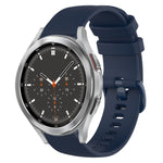 Cinturino in silicone tinta unita scozzese da 20 mm, For Samsung Galaxy Watch4 44mm, For Samsung Galaxy Watch4 Classic 46mm