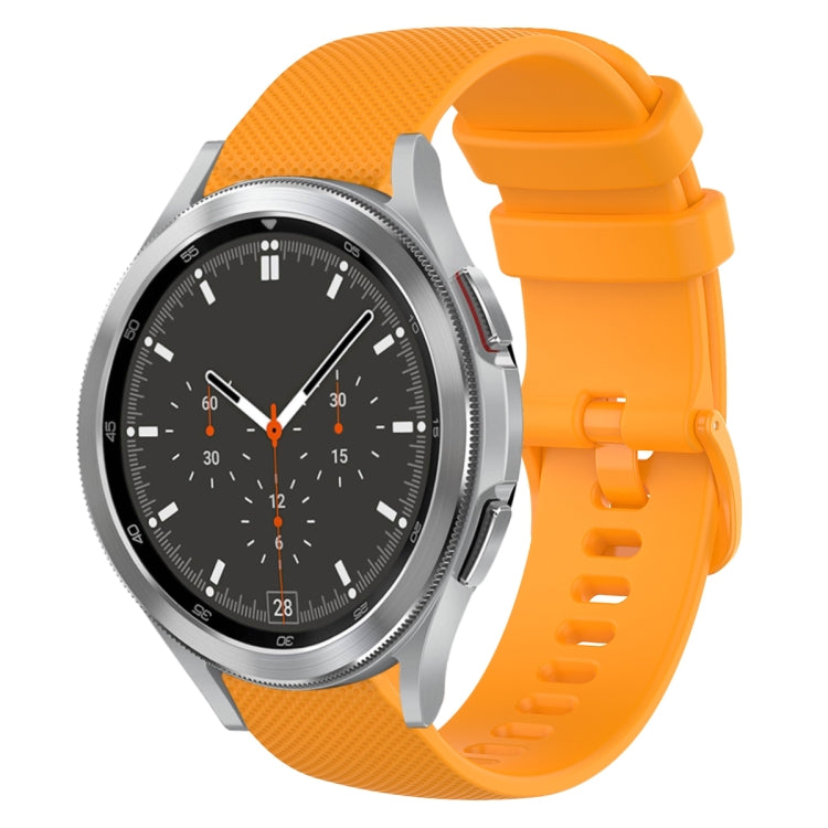 Cinturino in silicone tinta unita scozzese da 20 mm, For Samsung Galaxy Watch4 44mm, For Samsung Galaxy Watch4 Classic 46mm