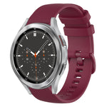 Cinturino in silicone tinta unita scozzese da 20 mm, For Samsung Galaxy Watch4 44mm, For Samsung Galaxy Watch4 Classic 46mm